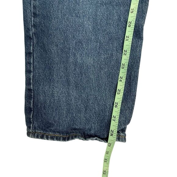 Levis '94 Baggy Jeans Women Size 30 Loose Straight 100% Cotton Factory Distress - Picture 15 of 16